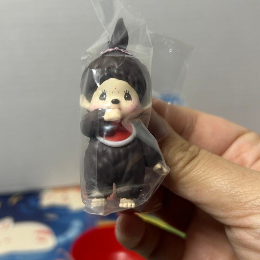 Monchhichi Mascot Key Chain Capsule Toy Gacha Charm